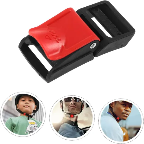 Vista 5 de Holibanna Kit de hebilla de liberación rápida de 6 piezas para cascos, accesorios duraderos, hebillas de clip seguras, fácil instalación para una