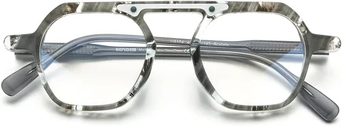 Vista 4 de HEPIDEM Gafas de acetato para hombre, marco de gafas ópticas de miopía retro vintage