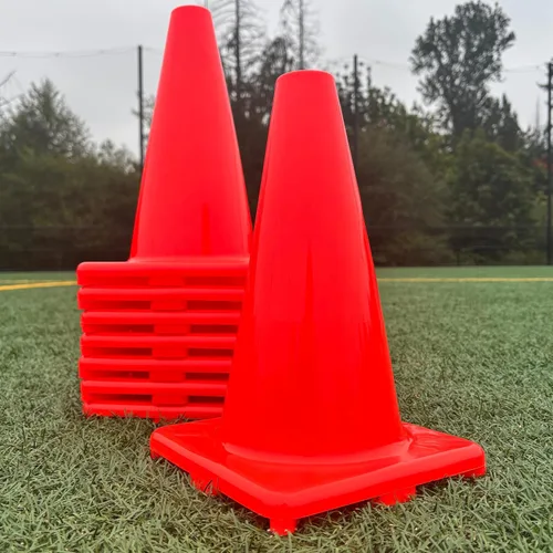 Vista 10 de LVL10 - Conos de entrenamiento profesionales, conos de fútbol grandes de 12 pulgadas para entrenamiento deportivo, para ejercicios de baloncesto