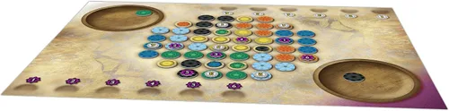 Vista 4 de Patrones: un juego de mandala: juego de mesa de estrategia atractivo con tapete de juego único de toalla de té, divertido juego familiar para niños