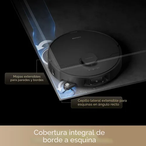 Vista 7 de DREAME L40s Ultra Robot Aspiradora y Fregona, Auto-Vaciado, Auto-Limpieza de la Fregona, Succión de 1,900 Pa, DuoBrush 100% Anti-enredos, Fregonas