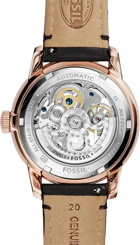 Vista 4 de Fossil de los hombres me3084TownsmanReloj automático piel Negro