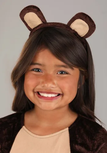 Vista 3 de Disfraz de Oso Juguetón para Niña Multicolor