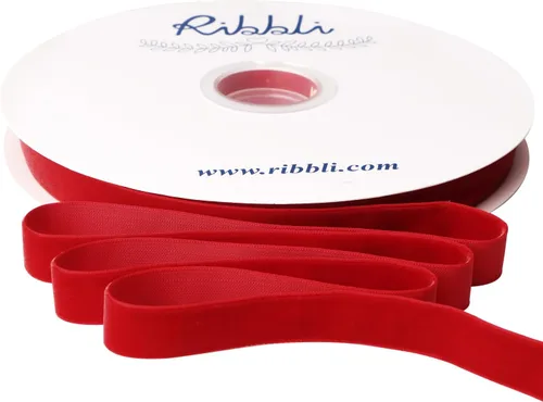 Vista 41 de Ribbli - Cinta de terciopelo negro de 1 pulgada, carrete continuo de 25 yardas, cinta de Navidad negra para envoltorios de regalos, manualidades