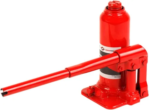 Vista 9 de AFF Super Duty Gato hidráulico de botella de 4 toneladas, manual, cilindro soldado, construcción de acero de alta calidad, base forjada y soldada