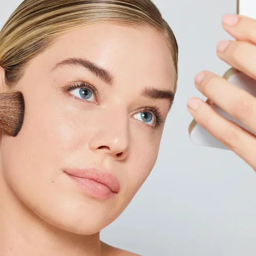Vista 4 de Jane Iredale PurePressed Base Polvo Mineral de Maquillaje de Repuesto o Juego de Compacto Rellenable Polvo Prensado Semi Mate con SPF Sin Talco