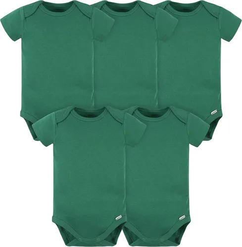 Vista 13 de Gerber Paquete de 5 mamelucos de algodón suave de primera calidad para bebés niños y niñas Negro