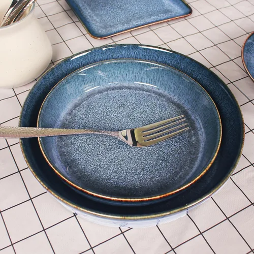 Vista 6 de Platos de porcelana para gratinar, aptos para microondas y horno, cazuelas, juego de platos gratinados para lasaña y zapateros, 17 onzas, 7.9