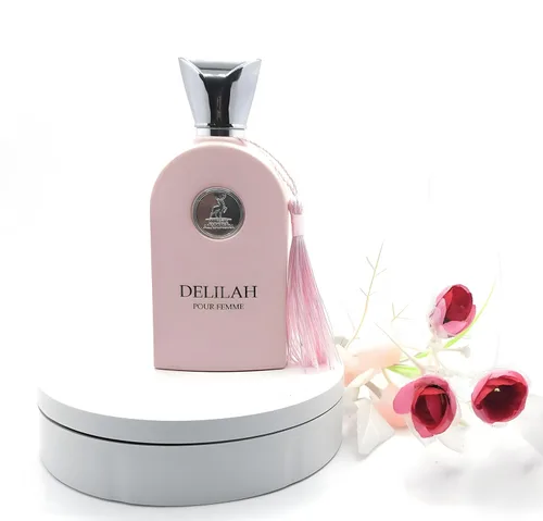 Vista 4 de Lattafa Maison Alhambra Delilah para mujer, perfume en aerosol Eau de Parfum, 3.4 oz (100 ml)