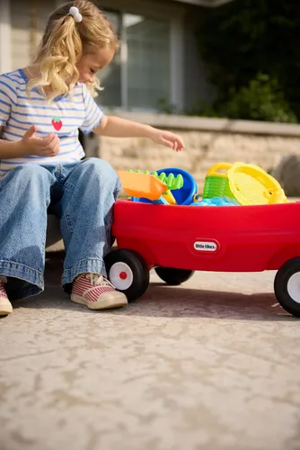 Vista 5 de Little Tikes – Lil 'Wagon, rojo