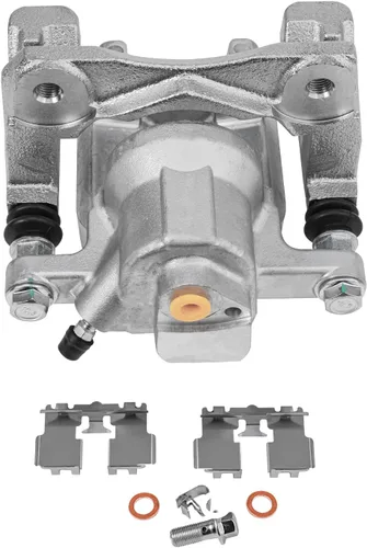 Vista 6 de Detroit Axle - Kit de freno trasero para Toyota Camry 2012-2017, Avalon Lexus ES300h ES350 2013-2018, repuesto de pastillas de freno de cerámica
