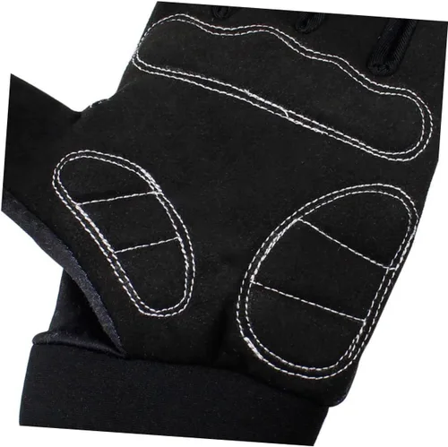 Vista 4 de PACKOVE 2 pares de guantes para entrenamiento de ciclismo, guantes de motocicleta, guantes de gimnasio, guantes de calavera, guantes de bicicleta