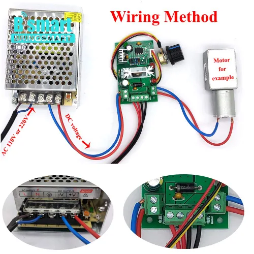 Vista 6 de BRINGSMART Motor de engranaje helicoidal de 12V 18rpm DC con transformador de voltaje de 12V 2A 26.5 lbs.cm de baja velocidad Mini Turbina Worm 12V
