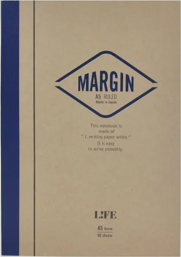 Vista 4 de Life, MARGIN N711 - Cuaderno de notas A5, rojo