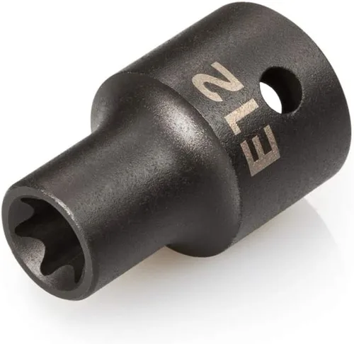 Vista 10 de TEKTON 1/2 pulgada Drive x E10 Zócalo de impacto de estrella externa poco profunda SID22410