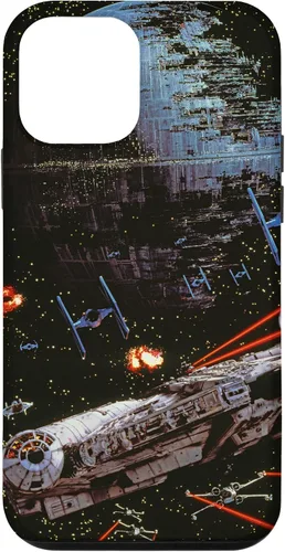 Vista 16 de Star Wars Return of the Jedi Death Star II Battle - Carcasa negra para iPhone 17