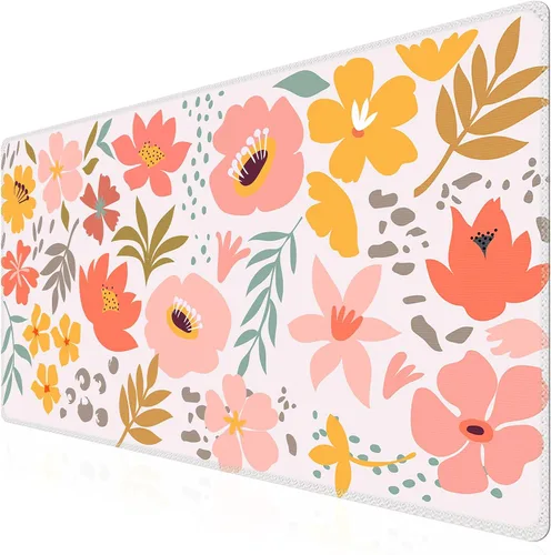 Vista 24 de iCasso Tapete de escritorio, bonita funda de escritorio para mujer, 35.4 x 1-Colorido a cuadros