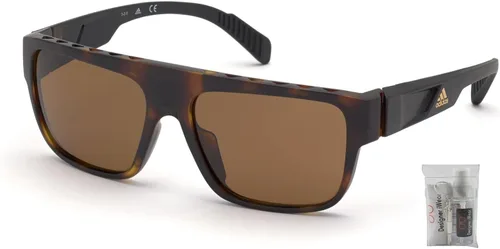 Vista 2 de adidas SP0037 Navigator Sunglasses for Men + BUNDLE With Designer iWear Eyewear Kit