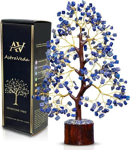 Vista 19 de Árbol de 7 chakras, árbol de la vida de cristal, árboles de Feng Shui, energía positiva, regalo de meditación, cristales y piedras, artículos