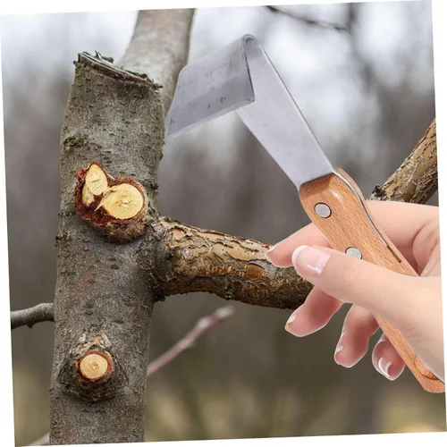 Vista 7 de GANAZONO Herramientas de afeitado de jardinería, 2 piezas manual de grietas, herramienta de deshierbe para grietas, mango de haya, herramienta