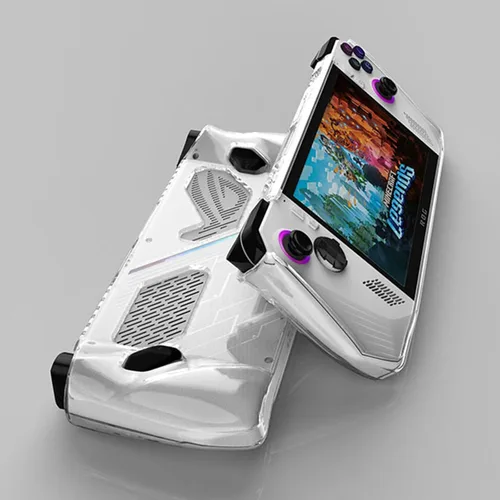 Vista 4 de Funda protectora transparente compatible con ROG Ally de 7 pulgadas, funda de TPU suave 2023, funda de TPU suave, funda de preocción completa