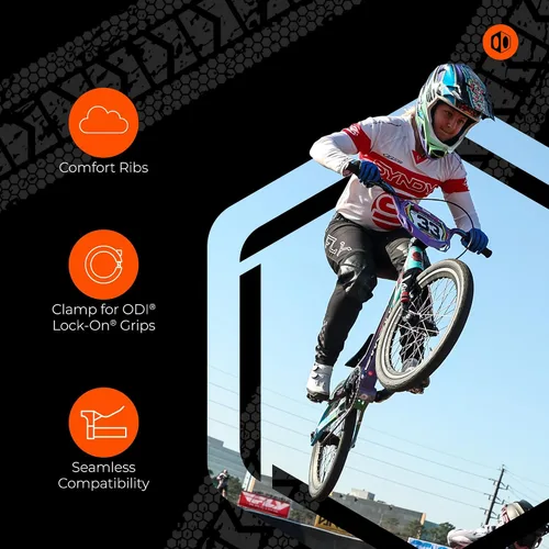 Vista 4 de Box Empuñaduras de manillar de bicicleta con bloqueo para bicicleta cómodos puños de manillar de bicicleta para BMX