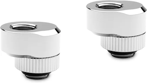 Vista 6 de EKWB EK-Quantum Torque Rotary Offset Adapter Fitting, 7mm, Black Nickel, 2-Pack