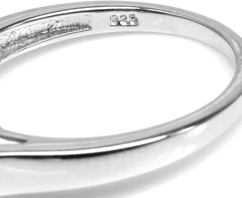 Vista 4 de Silvershake 10X8mm Oval Shape Gemstones 925 Sterling Silver Solitaire Right Hand Anniversary Ring Jewelry for Women