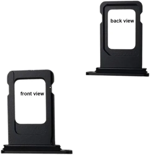 Vista 3 de Bandeja para tarjeta SIM con ranura de soporte nano con junta de goma impermeable de repuesto y eyector de pines para iPhone XR