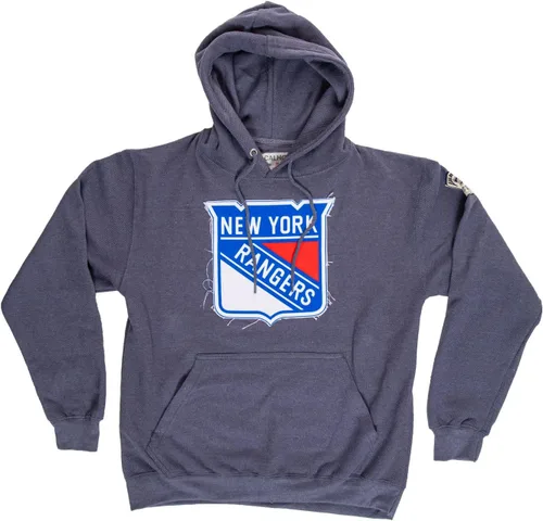 Vista 6 de Calhoun NHL Surf & Skate - Sudadera con capucha unisex con parche deshilachado de gofres – The Coastal Collection