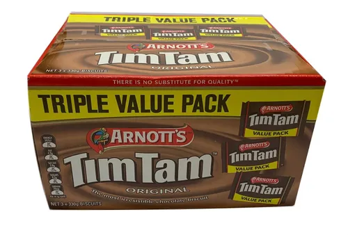 Vista 5 de Arnott's Tim Tam Galletas de chocolate con caramelo masticable, 175 g - Un clásico australiano