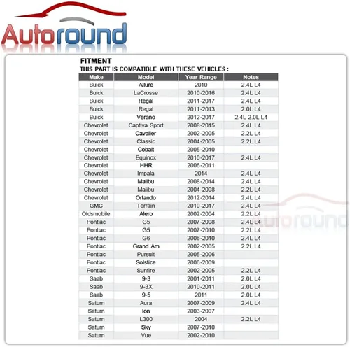 Vista 2 de Autoround TKC8002 Kit de cadena de distribución del motor con carril guía de cadena y tensor de piñón apto para Chevy, GMC, Buick, Pontiac, Saturn