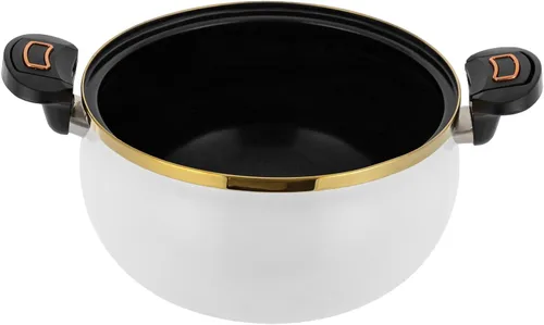 Vista 5 de Olla a presión micro de 8 L/8.45 cuartos de galón, olla de cocina antiadherente de 11 pulgadas para cocinas de inducción, cocinas de gas, estufas