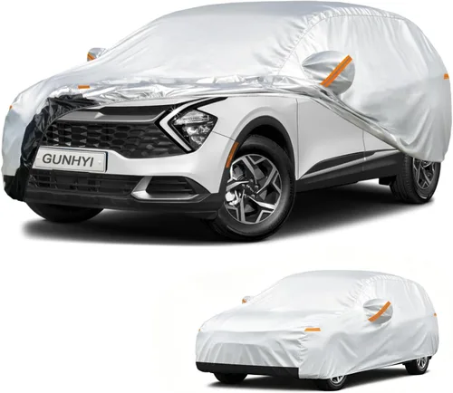 Vista 25 de GUNHYI - Funda para automóvil SUV de 7 capas, ajuste personalizado para BMW X1 (2010-2025), impermeable para todo tipo de clima, resistente