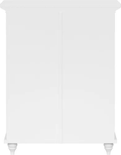 Vista 12 de Gabinete de piso de dos puertas Elegant Home Fashion Vera , Madera, metal, Blanco