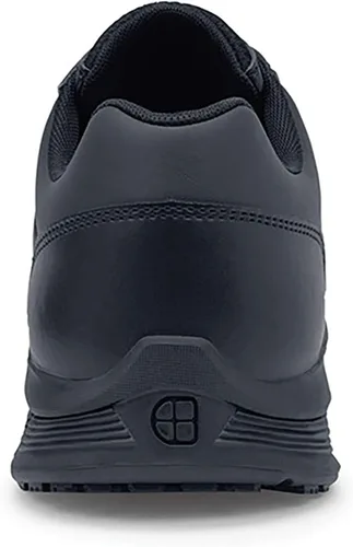 Vista 5 de Shoes for Crews Saloon II - Zapatos de trabajo antideslizantes para hombre, resistentes al agua, color negro