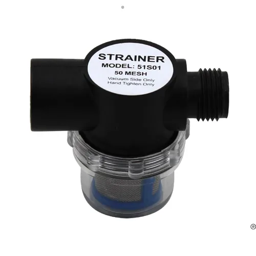 Vista 7 de SEAFLO Filtro de filtro en línea para bomba de agua (51S01) - Entrada/salida NPSM de 1/2 pulgada - Reemplazo de RV - Compatible con bombas Shurflo