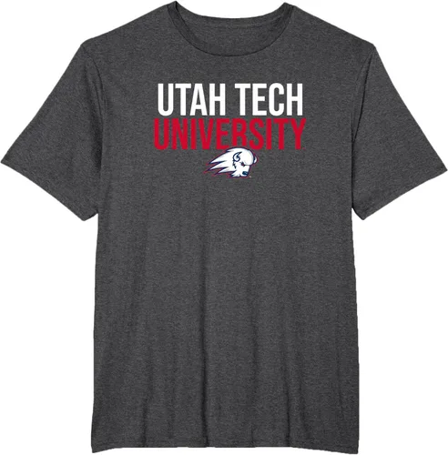 Vista 17 de Camiseta apilada de Utah Tech Trailblazers