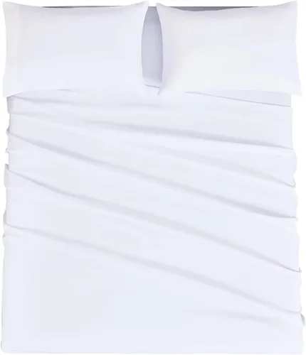 Vista 64 de Mejoroom Juego de sábanas tamaño individual – Sábanas individuales de Hotel Collection – Sábanas y fundas de almohada con sábana bajera de bolsillo