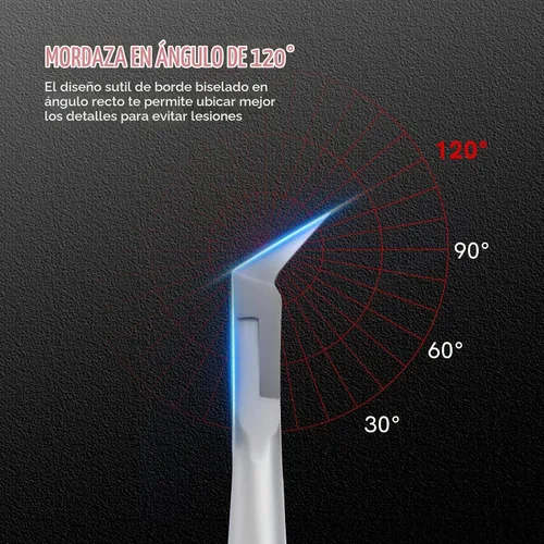 Vista 2 de Cortaúñas encarnadas, cuchillas rectas para cortaúñas de pies, acero