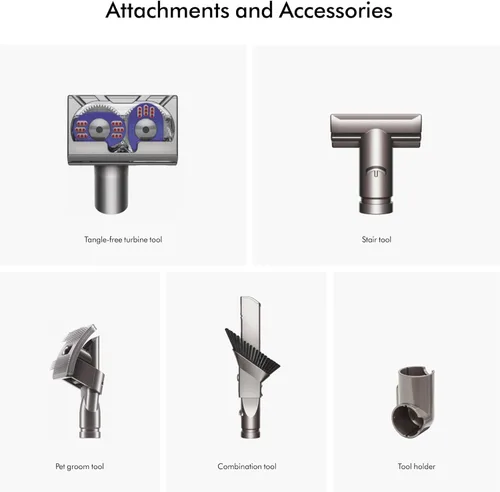 Vista 3 de Dyson Ball Animal 3 Aspiradora vertical extra, con cable, 290 AW, cabezal limpiador de barra de motor para todos los pisos, 3 modos de succión