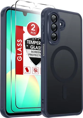 Vista 216 de LeYi Funda para teléfono Samsung-S23: protector de pantalla e imán MagSafe Púrpura