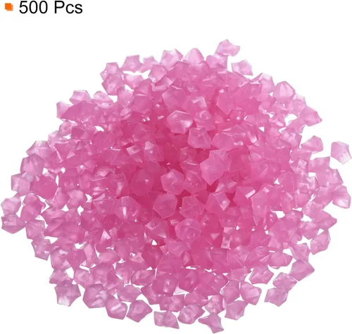 Vista 3 de MECCANIXITY 500 piezas de piedras brillantes de 8 a 0.394 in brillantes para decoración en la oscuridad, piedras luminosas, decoración de bricolaje