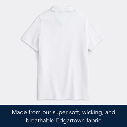 Vista 3 de vineyard vines Edgartown Pique Polo para niño