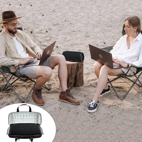 Vista 7 de Funda rígida para JBL Xtreme 3/Extreme 2, portátil, impermeable, inalámbrico, Bluetooth, soporte de almacenamiento de viaje con bolsa de bolsillo