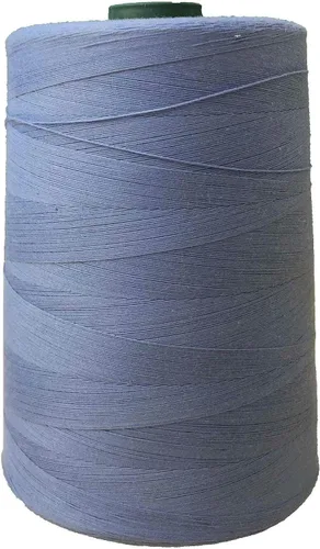 Vista 3 de Hilo de coser multiusos TEX 40 100% algodón orgánico, carrete de 1,640.4 ft, color camello