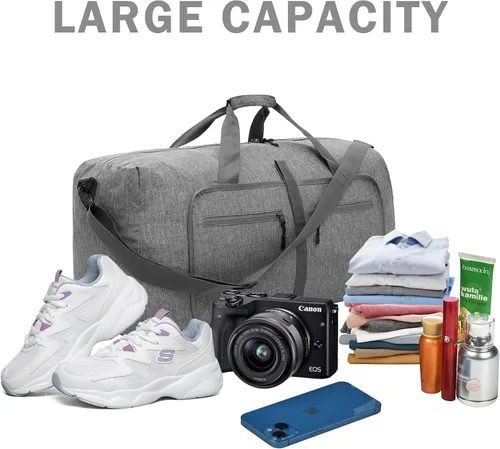 Vista 3 de Bolsa de viaje con compartimento para zapatos unisex resistente al agua