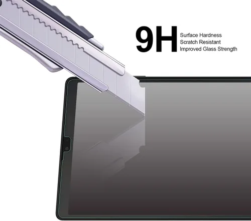 Vista 4 de Supershieldz Protector de pantalla de vidrio templado diseñado para Samsung Galaxy Tab A7 Lite (8.7 pulgadas), antiarañazos, sin burbujas