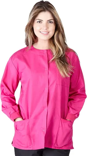 Vista 23 de Natural Uniforms - Chaqueta de Scrub para Calentamiento Negro