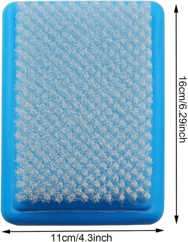 Vista 3 de XGNG Felting Needle Mat Lana Fieltro Fondo Cepillo Bordado Artesanía De Coser Aguja Fieltro Alfombra De Lana Cepillo De Lana De Fieltro Azul